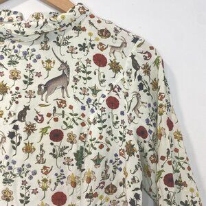 Samantha Pleet Multicolor Floral and Animal Print Dress